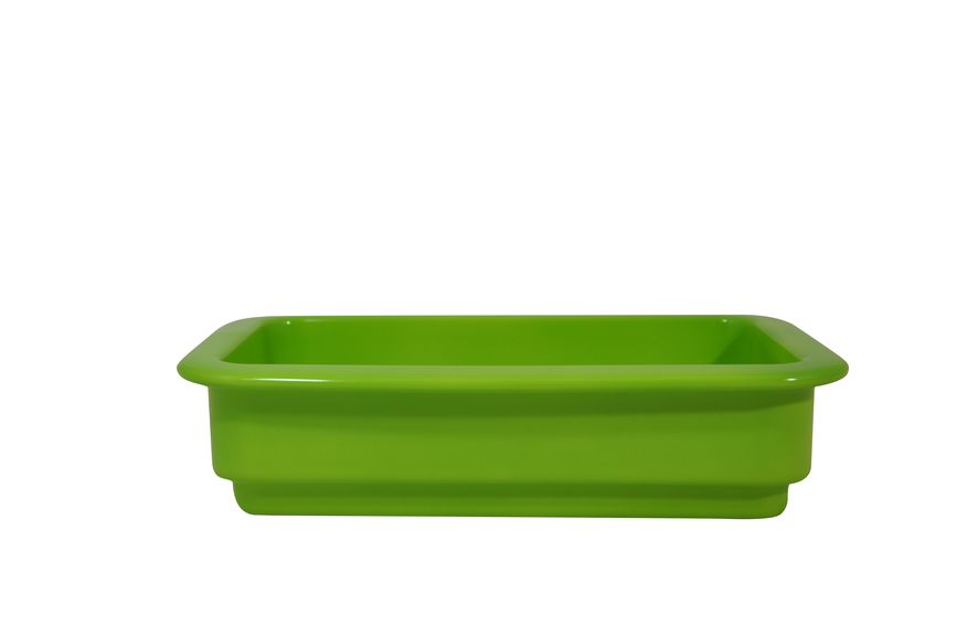 Гастроемкость 1/4 h= 65 мм. 265*162 мм. 1,7 л. фарфор зеленая Pillivuyt /1/