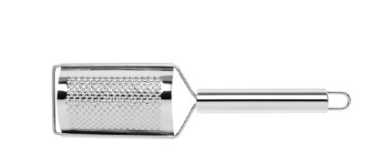 Терка с ручкой 26 см. раб. часть 25*3 см. нерж. выпуклая Abert /1/12/