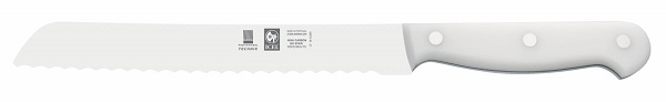 Нож для хлеба 200/320 мм. с волн. кромкой, белый TECHNIC Icel /1/6/ АКЦИЯ