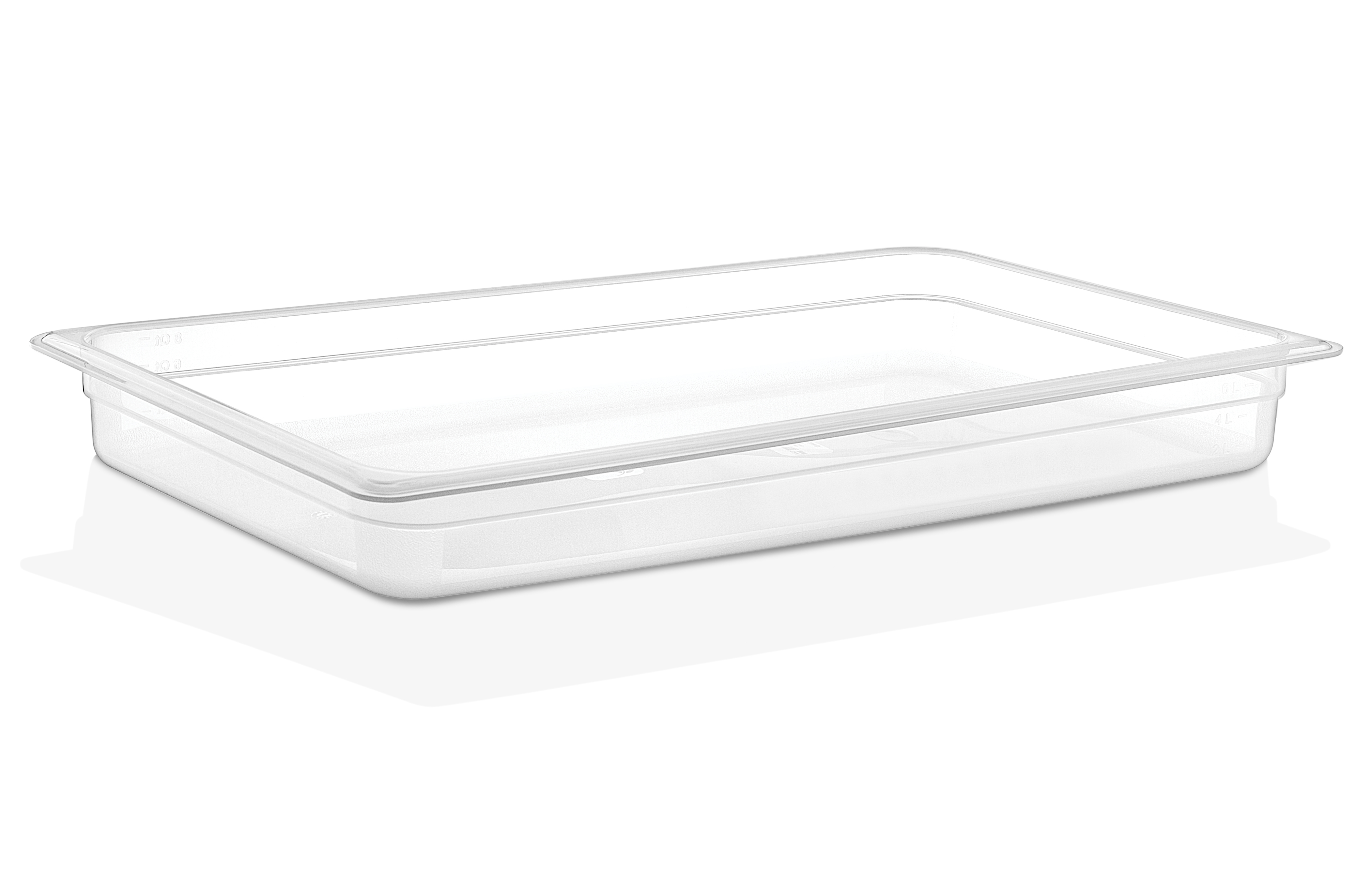 Гастроемкость 1/1 h= 65 мм. 530*325 мм. 6 л. поликарб. прозрачная GP /1/6/