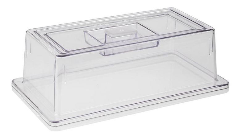 Крышка для гастроем. 1/3 h=10,5 см. поликарбонат, прозрачная APS /1/