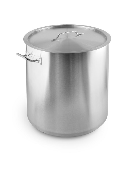 Котел 71 л. нерж. d=45 см. h=45 см. тройное дно с крышк. (индукция) MGsteel /1/