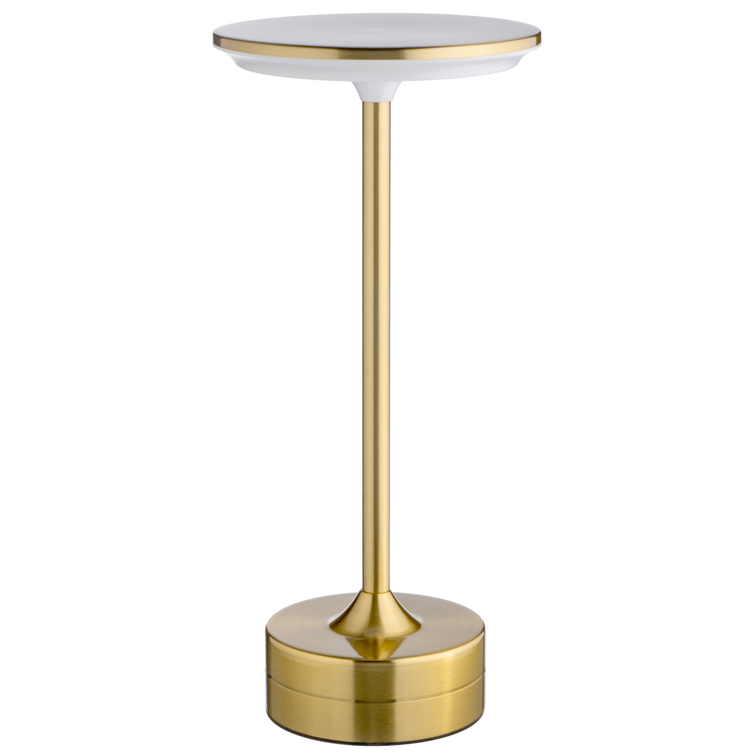 Лампа настольная d=13 см. h=28 см. 3 цвета, сенсорная регулировка яркости, нерж., золотая LED HIGH-TECH II MGline /1/20/