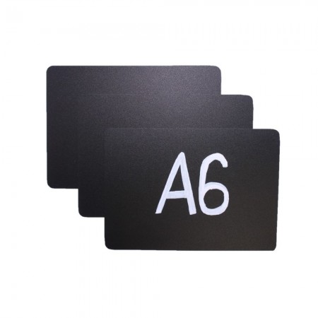 Ценник 105*148 мм. А6 меловой черный без подставки /1/20/