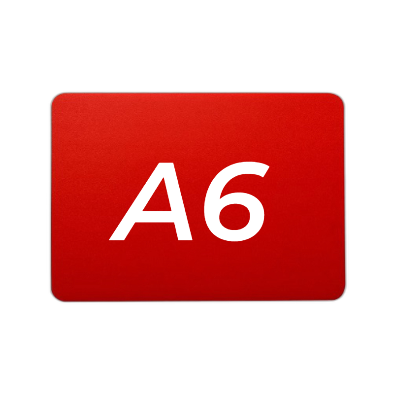 Ценник 105*148 мм. А6 меловой красный без подставки /1/20/ АКЦИЯ