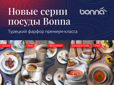 НОВИНКИ премиального фарфора от Bonna