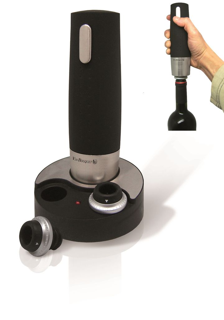 Помпа для вина электрическая + 2 пробки вакуумные (пробка 65246) VB /1/4/