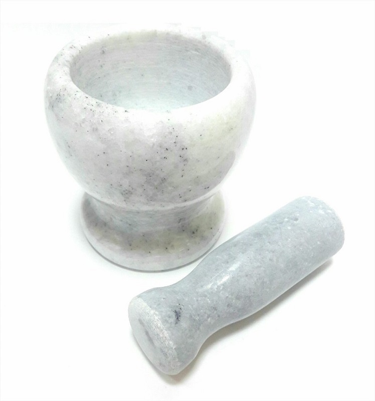 Ступка d= 9 см. h=11 см. с пестиком 12 см. гранит /1/16/