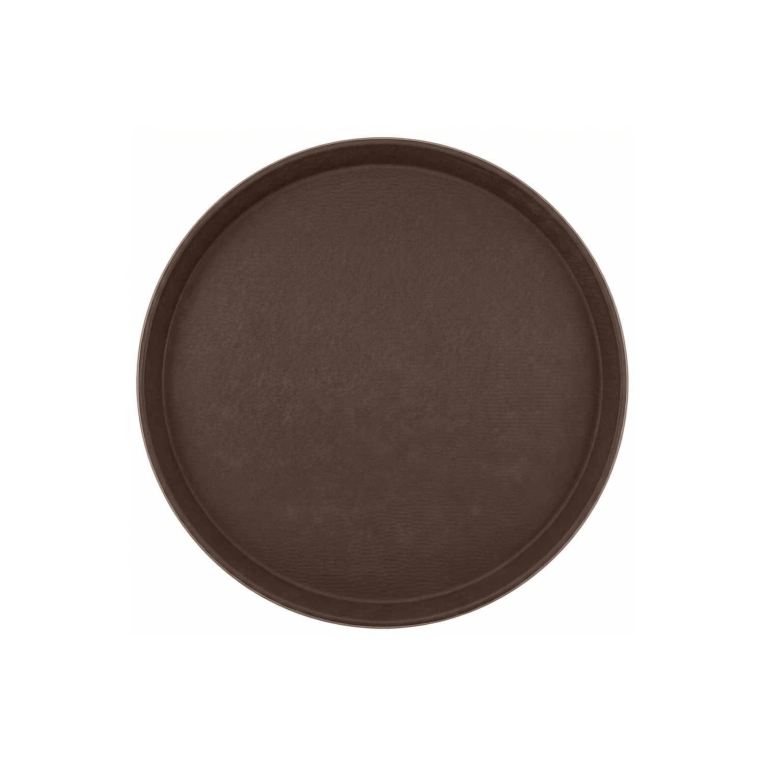 Поднос прорезиненный d=27 см. коричневый MGprof /1/12/
