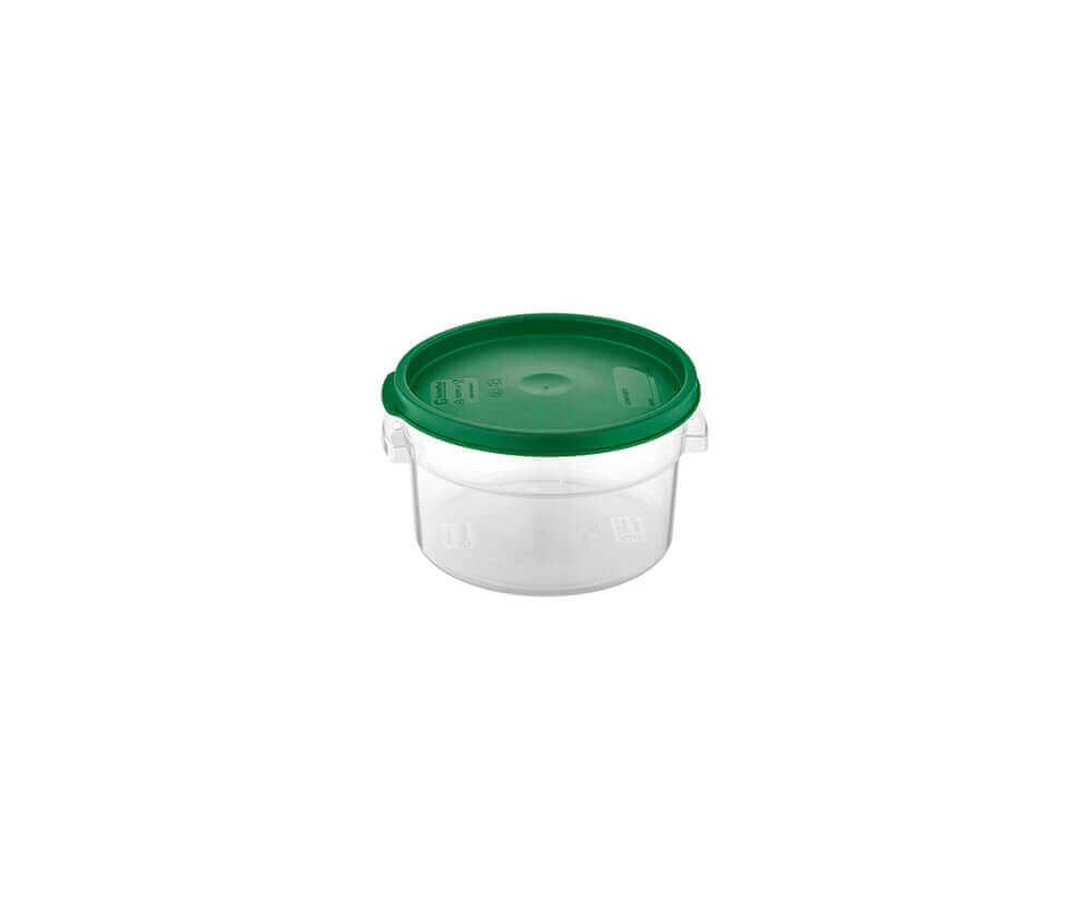 Контейнер для продуктов круглый  2,1 л. d=17 см. h=11 см., прозрачный, п/п, без крышки (крышка 76733) GP /1/12/