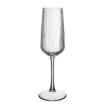 Бокал-флюте 195 мл. d=45 мм. h=226 мм. Аллегра Оптик  тонкий край /12/672/