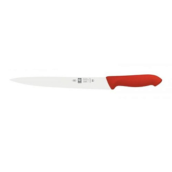 Нож для мяса 250/380 мм. красный антибактер. ручка HoReCa Icel /1/6/ Нож для мяса 250/380 мм. красный антибактер. ручка HoReCa Icel /1/6/