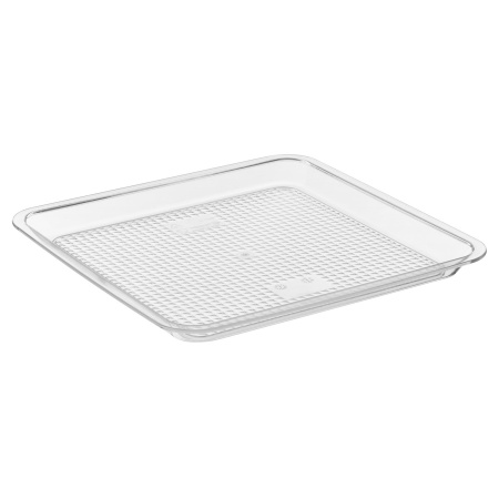 Поднос для подачи 28*28 см. поликарбонат, прозрачный б/крышки (крышка 76836) GP /1/24/
