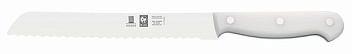 Нож для хлеба 200/320 мм. с волн. кромкой, белый TECHNIC Icel /1/6/ АКЦИЯ