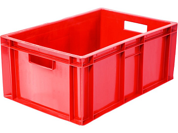 Ящик 600*400*250 мм. для мяса прямой сплошной, красный (крышка 76402) /1/36/ Ящик 600*400*250 мм. для мяса прямой сплошной, красный (крышка 76402) /1/36/