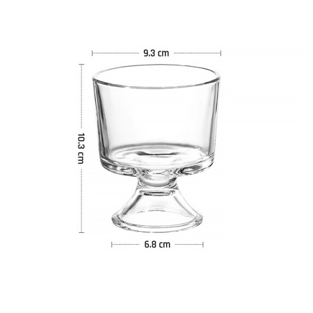 Креманка 250 мл. d=93 мм. h=103 мм. MGline /6/24/ ВДОХНОВЕНИЕ