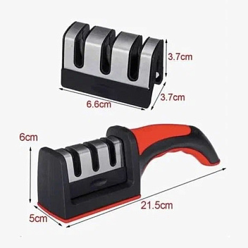 Ножеточка ручная с 3-мя слотами, 21,4 см. /1/60/