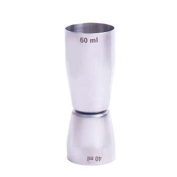 Джиггер 40/60 мл. d=39/37 мм. h=105 мм. нерж. МГ (MG) /1/