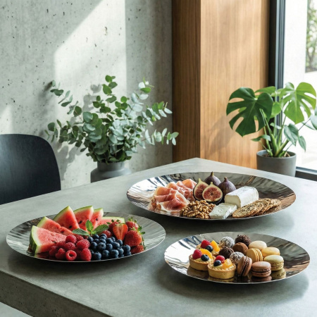 Блюдо для подачи d=310 мм. нерж. Abert /1/ ВДОХНОВЕНИЕ