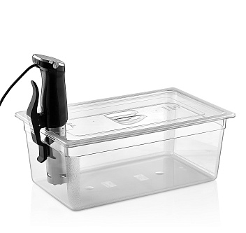 Крышка для гастроем. 1/1 под Су-Вид, поликарб. прозрачная GP /1/12/