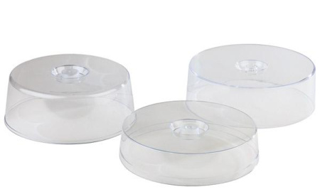 Крышка для торта d=30 см. h=11 см. полистирол APS /1/20/