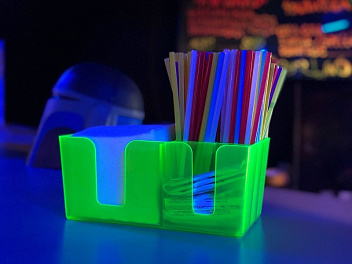 Подставка барная для салфеток и украшений салатовая (флуоресцент) MGprof /1/25/ Подставка барная для салфеток и украшений салатовая (флуоресцент) MGprof /1/25/