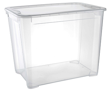 Контейнер для продуктов прямоуг. 70 л. 55,5*39*43,5 см. п/п Кристалл /1/5/