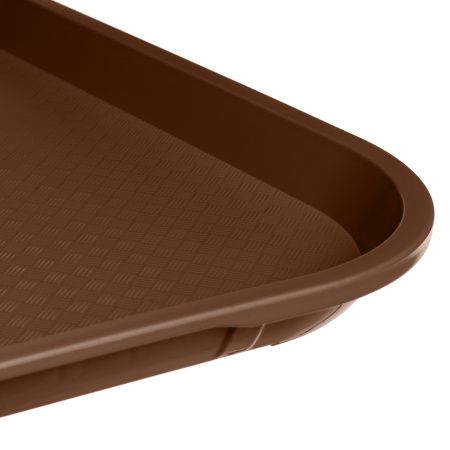 Поднос 44,5*34,5 см. темно-коричневый поверхность классик (167) MGprof /1/10/