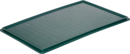 Крышка к ящику 740*465*25 мм. сплошная, зеленая  /1/200/ Крышка к ящику 740*465*25 мм. сплошная, зеленая  /1/200/