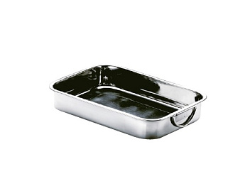 Противень для лазаньи 26,5*19,5 см. нерж. со складными ручками Abert /1/ ВДОХНОВЕНИЕ