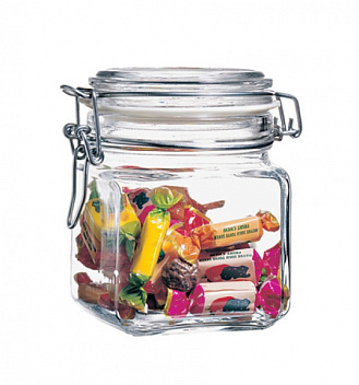 Банка для сыпучих прод.  740 мл. с бугельным замком Кремлин /1/6/378/ Банка для сыпучих прод.  740 мл. с бугельным замком Кремлин /1/6/378/