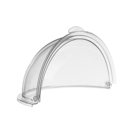 Крышка для подносов,корзин Roll-Top d=40 см. h=20 см. с ручками, поликарбонат, прозрачная GP /1/6/ 