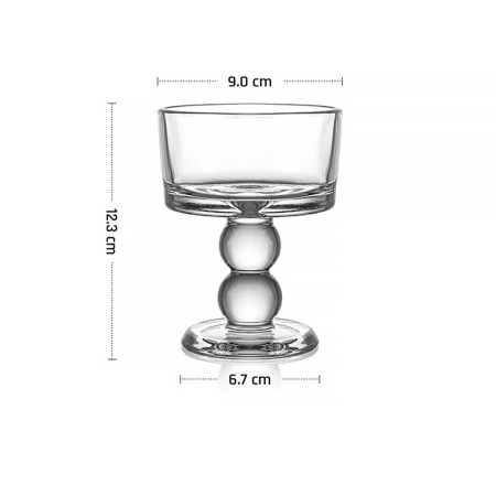 Креманка 200 мл. d=90 мм. h=123 мм. MGline /6/24/ ВДОХНОВЕНИЕ
