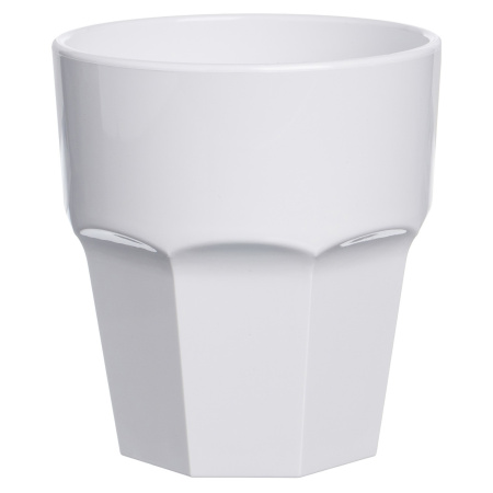 Олд Фэшн 250 мл. d=83 мм. h=90 мм. поликарбонат белый MGProf /1/42/