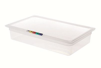Гастроемкость 1/1 h=100 мм. 530*325 мм. 13,3 л. п/п прозрачная  /1/6/
