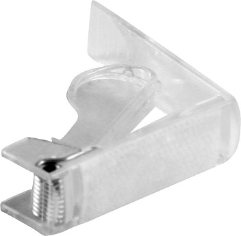 Зажим для скатерти  прозрачный с липучкой/пружина MGprof /1/96/ Зажим для скатерти  прозрачный с липучкой/пружина MGprof /1/96/
