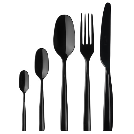 Нож столовый Инфинито Блэк 18/10  3 мм 23,5 см. Pinti /12/ АКЦИЯ