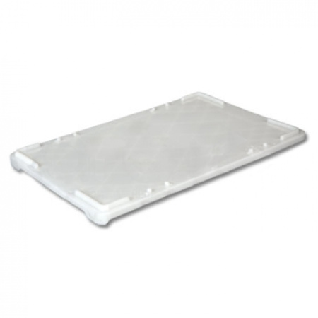 Крышка для контейнера для теста 600*400*40 мм., (-30/+60°C) морозостойкая, белая, полиэтилен /1/200/ Крышка для контейнера для теста 600*400*40 мм., (-30/+60°C) морозостойкая, белая, полиэтилен /1/200/