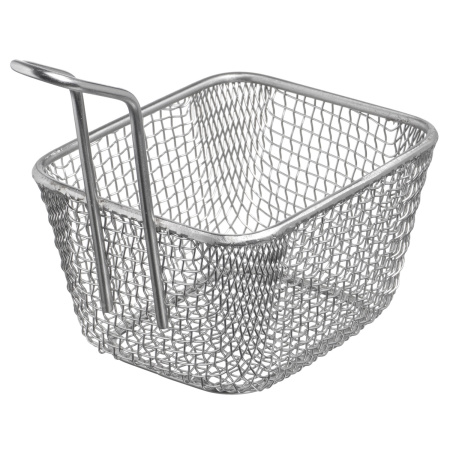 Корзинка для подачи прямоугольная 100*80 мм. h=60 мм. 400 мл. нерж. MGsteel /1/6/144/ АКЦИЯ