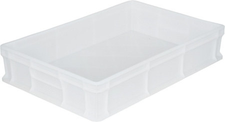 Контейнер для теста 600*400*120 мм. (-30/+60°C) прямой, сплошной, морозостойкий, белый, полиэтилен (крышка 49164) /1/80/ Контейнер для теста 600*400*120 мм. (-30/+60°C) прямой, сплошной, морозостойкий, белый, полиэтилен (крышка 49164) /1/80/