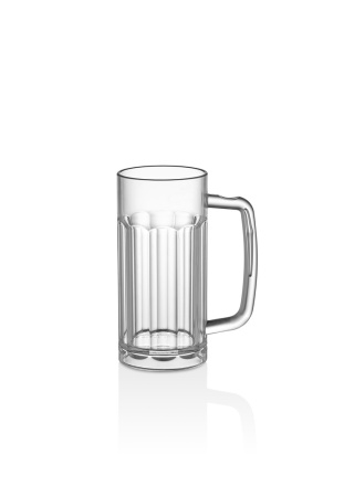 Кружка для пива 360 мл. d=68 мм. h=145 мм. поликарбонат, матовый GP /1/100/