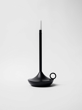 Лампа настольная беспроводная d=11 см. h=25,5 см. 1 цвет, 3 режима яркости, алюм., черная LED CANDLE MGline /1/20/ Лампа настольная беспроводная d=11 см. h=25,5 см. 1 цвет, 3 режима яркости, алюм., черная LED CANDLE MGline /1/20/