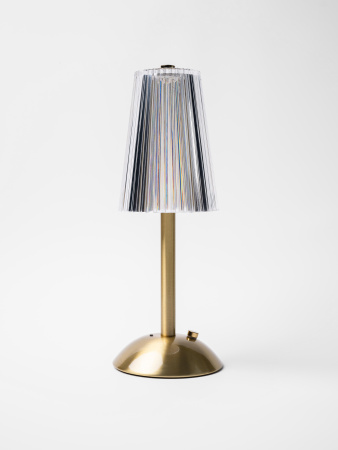 Лампа настольная беспроводная d=11 см. h=29,5 см. 3 цвета (телпый/натуральный/белый), 1 режим яркости, нерж./акрил, золотая LED CRYSTAL MGline /1/20/ Лампа настольная беспроводная d=11 см. h=29,5 см. 3 цвета (телпый/натуральный/белый), 1 режим яркости, нерж./акрил, золотая LED CRYSTAL MGline /1/20/