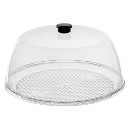 Крышка d=30 см. h=12,5 см. поликарбонат, прозрачная (поднос 76858,76842,76850) GP /1/24/