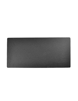 Блюдо для подачи прямоуг. 30*14 см. h=0,7 см. черное, сланец MGprof /1/20/ Блюдо для подачи прямоуг. 30*14 см. h=0,7 см. черное, сланец MGprof /1/20/