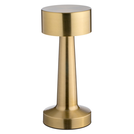 Лампа настольная d=9 см. h=21,5 см. 3 цвета, сенсорная регулировка яркости, нерж., золотая LED SIMPLE II MGline /1/20/