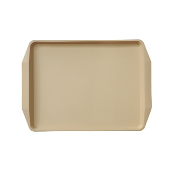 Поднос 42*30 см. бежевый поверхность шагрень MGprof /1/10/