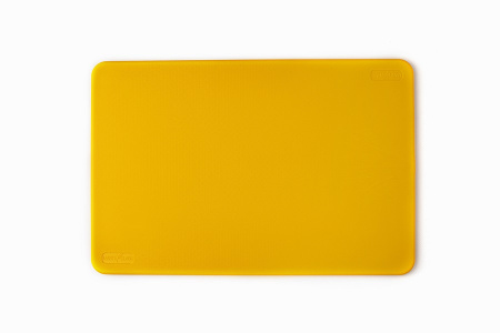 Доска разделочная п/п 450*300*11 мм. желтая поверхность шагрень MGprof /1/10/ Доска разделочная п/п 450*300*11 мм. желтая поверхность шагрень MGprof /1/10/