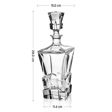 Штоф 0,82 л. h=285 мм. хр. стекло Призма MGline /1/6/24/