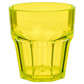 Олд Фэшн 250 мл. d=83 мм. h=90 мм. поликарбонат желтый MGProf /1/42/